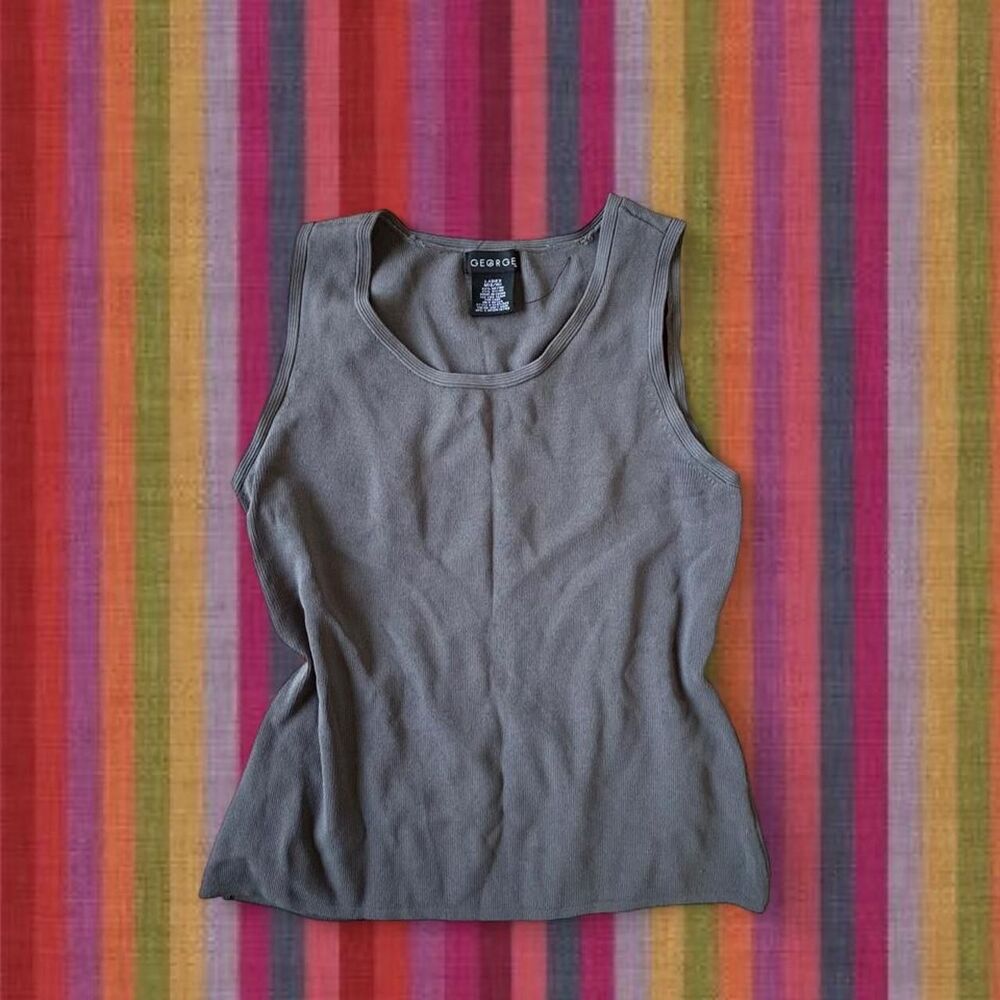 George Women's Grey and Brown Vest